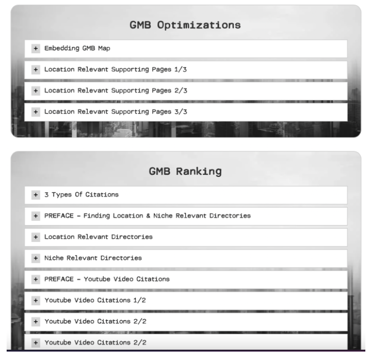 Gmb Optimizations