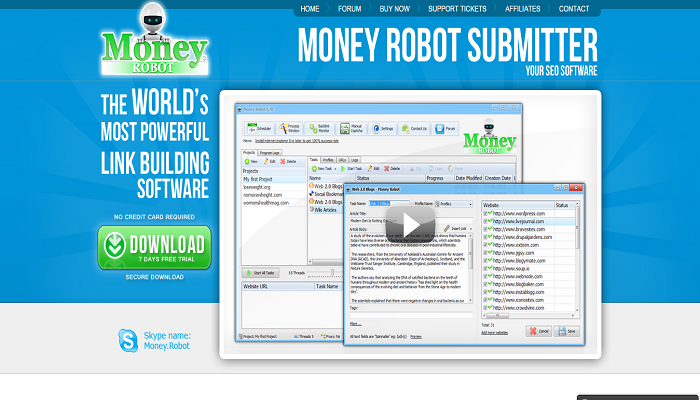 Money Robot - Make Powerful backlinks