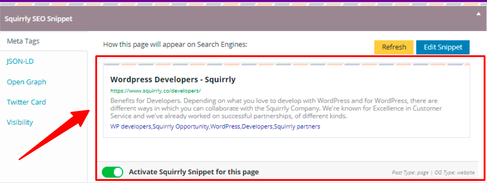 SEO Snippet Tool - Squirrly SEO