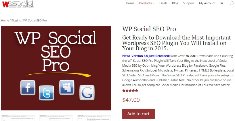 WP social seo review pro