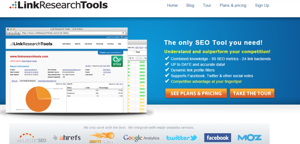 linkresearchtools Link Audit Link Building Tool for Professionals
